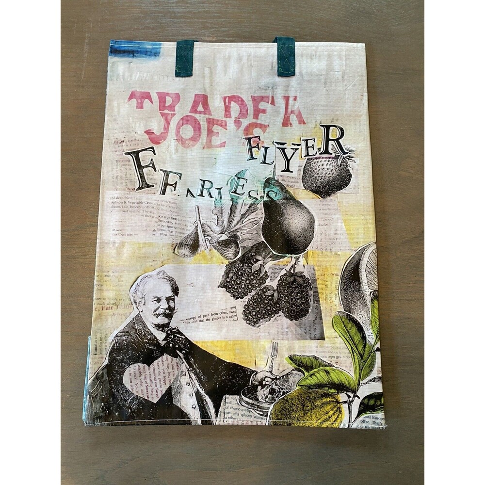 Trader Joe’s Bag Fearless Flyer Rare NEW Reusable Grocery Shopping Ships Fast